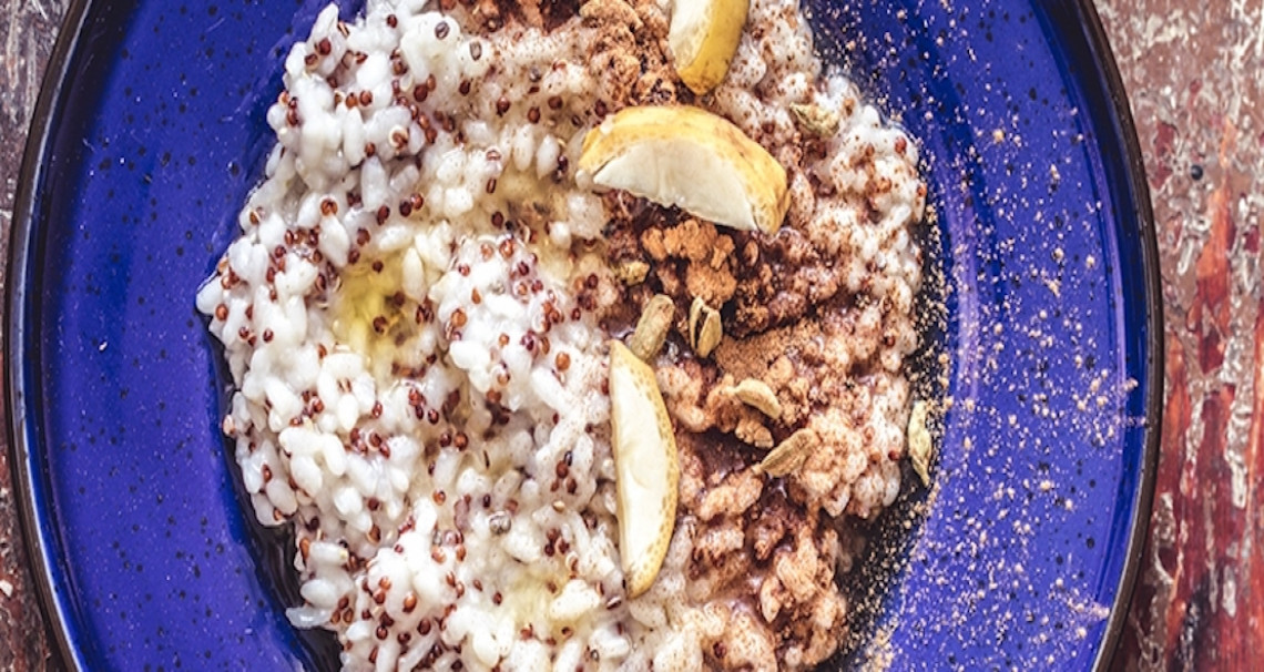 Rýžová kaše s quinoou a kořením